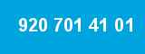 920 701 41 01